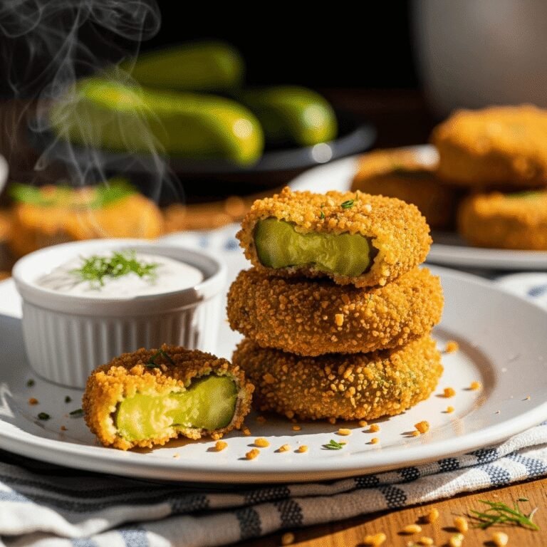 Crispy Air Fryer Fried Pickles (Better Than Restaurant!)