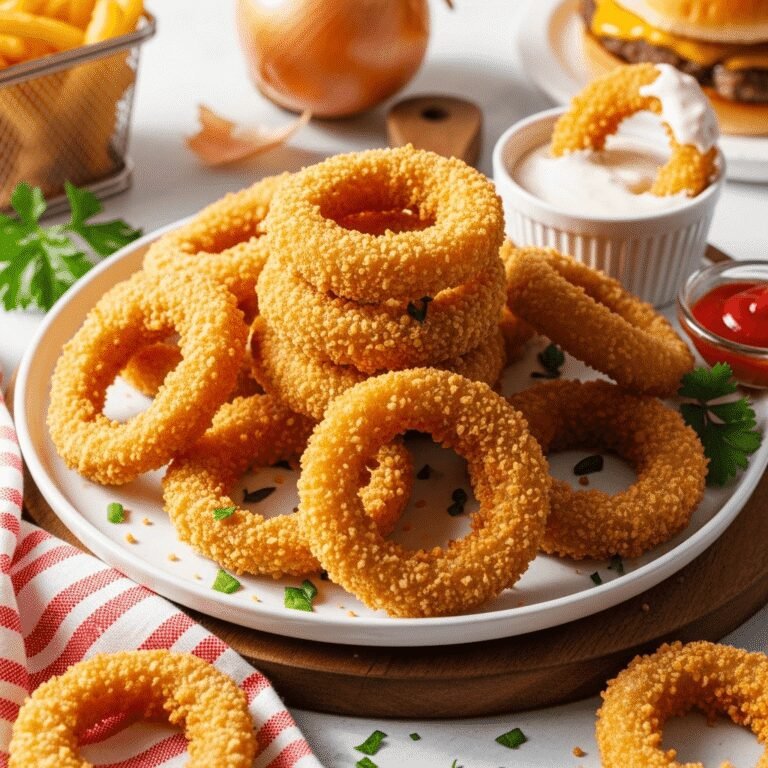 Crispy Air Fryer Onion Rings: Easy Homemade Recipe