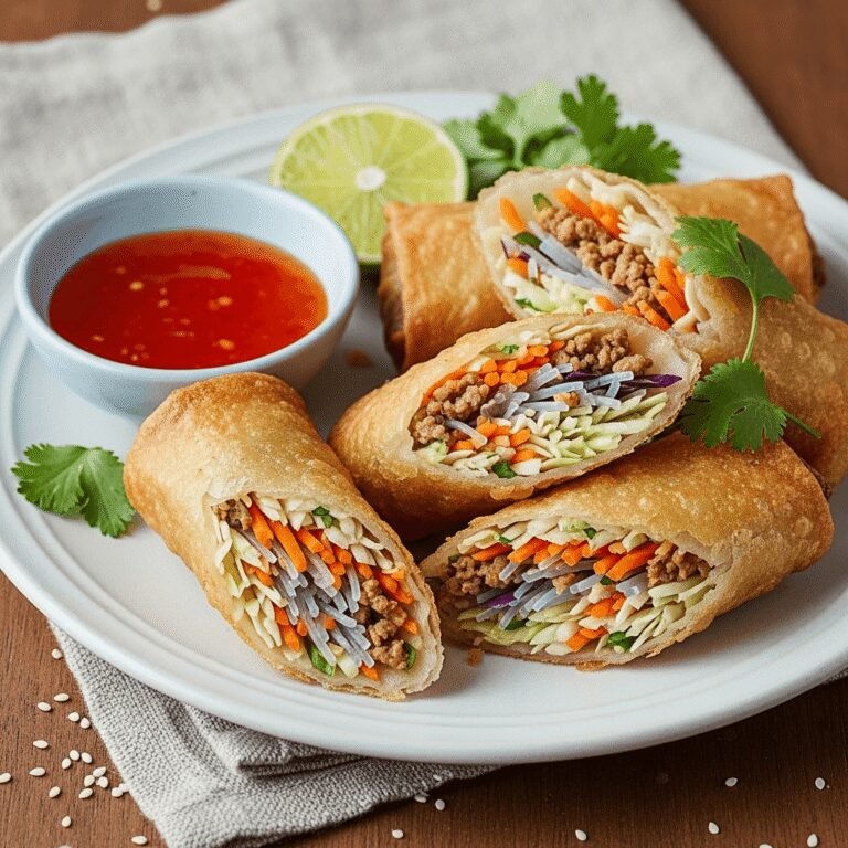 Crispy Air Fryer Spring Rolls (Easy Homemade Recipe!)