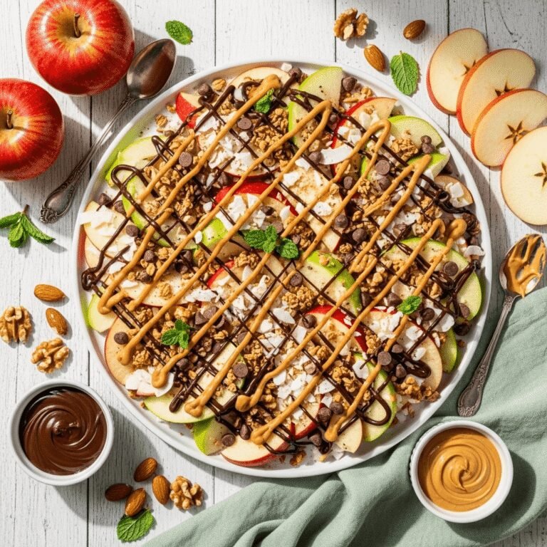 Easy Apple Nachos Recipe – Fun Healthy Snack in 10 Minutes!