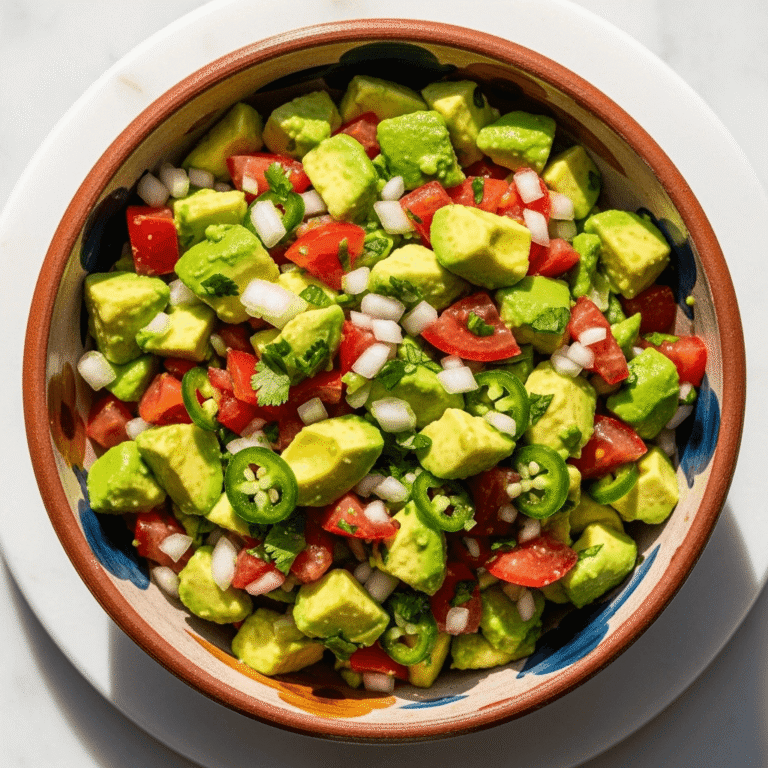 Fresh Avocado Salsa – The Ultimate 10-Minute Chunky Dip