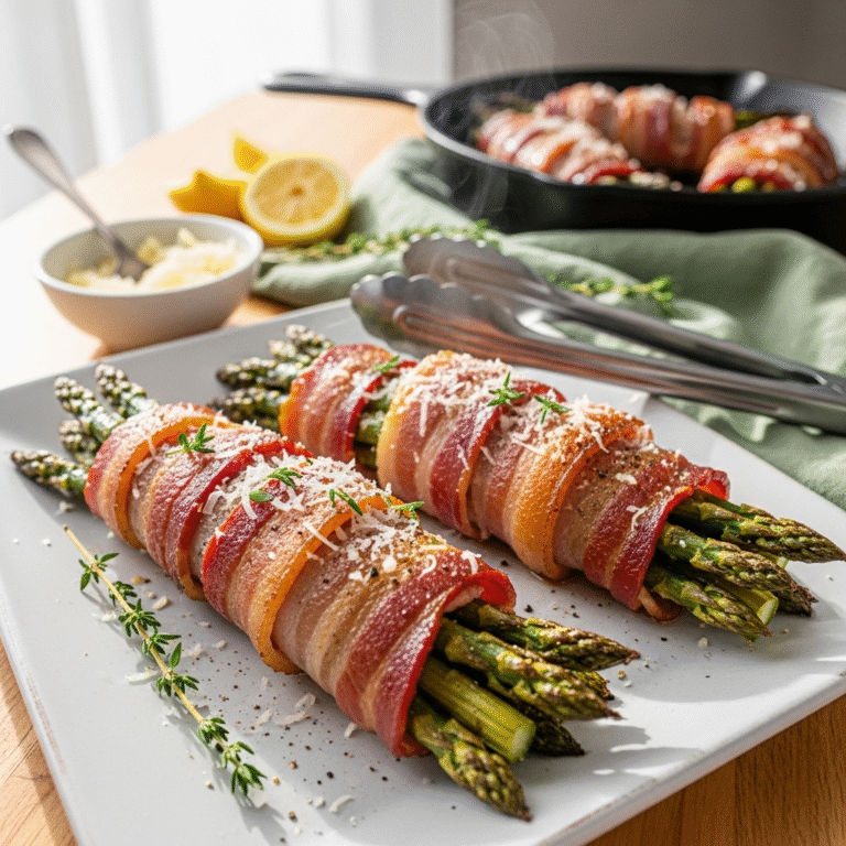 Bacon Wrapped Asparagus (Easy & Elegant!)