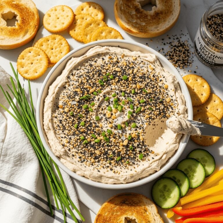 Easy Everything Bagel Dip Recipe: Cream Cheese Appetizer