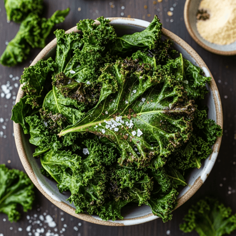 Crispy Baked Kale Chips Recipe – Healthy Homemade Snack in 15 Minutes