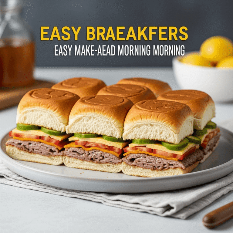 Breakfast Sliders: Easy Make-Ahead Morning Sandwiches