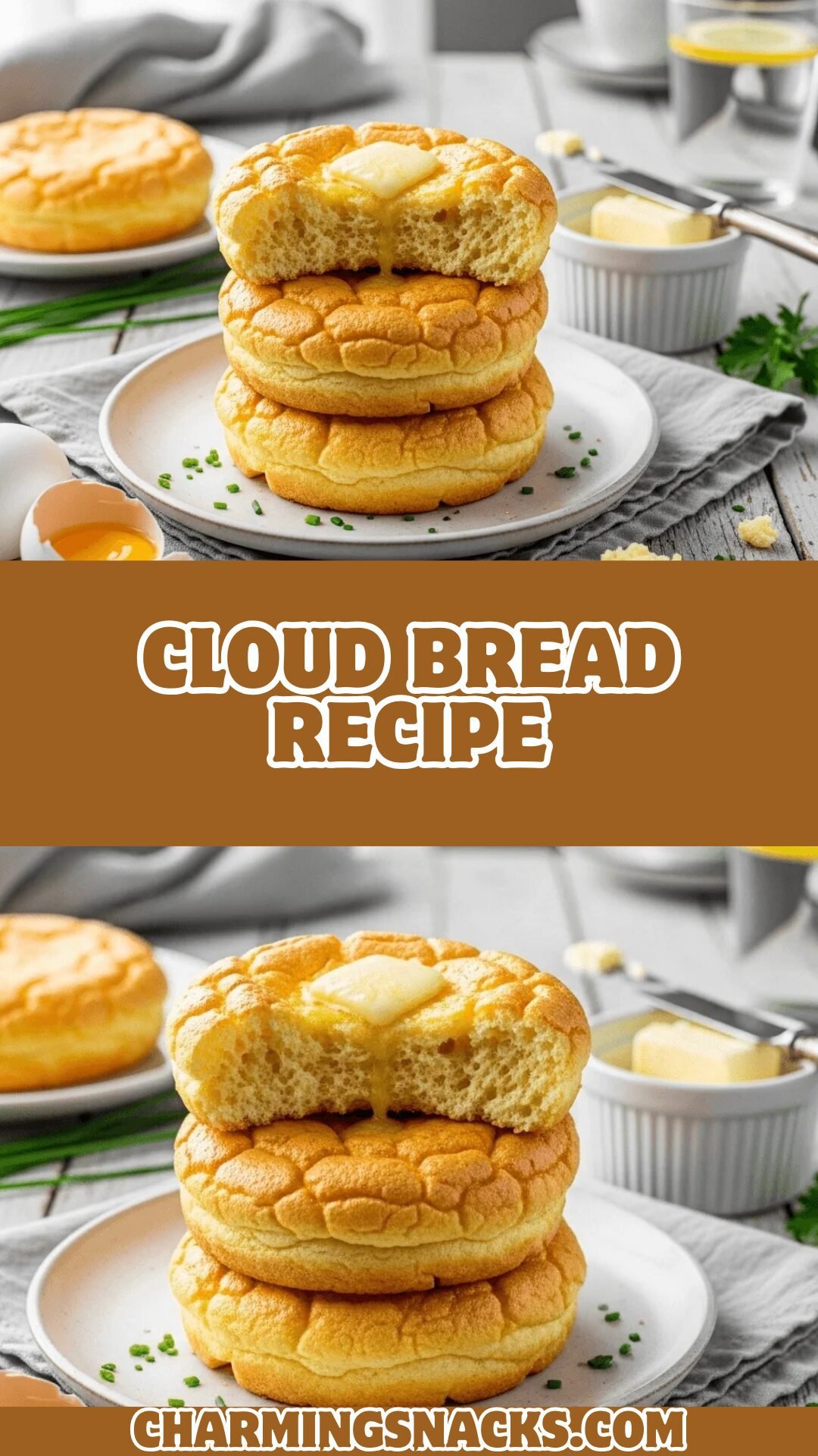 Cloud Bread Recipe: The Viral 3-Ingredient Low-Carb Bread That Melts in ...