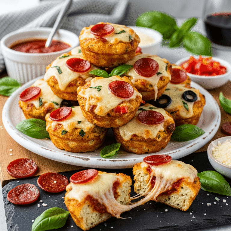 Crispy Cauliflower Pizza Bites – Low-Carb & Irresistibly Delicious!