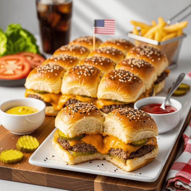 Cheeseburger Sliders Recipe – Easy Baked Sliders for Parties in 30 Minutes