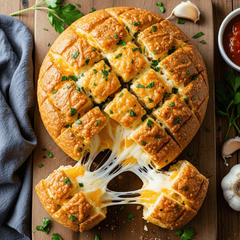 Cheesy Garlic Crack Bread – The Ultimate Pull-Apart Appetizer Everyone Devours