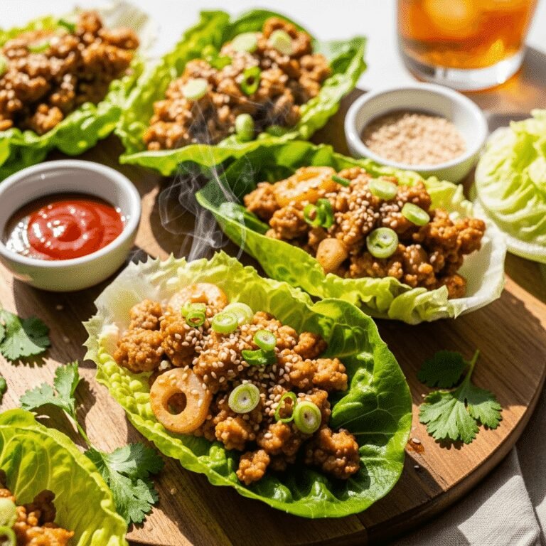 Easy Chicken Lettuce Wraps Recipe (PF Chang’s Copycat!)