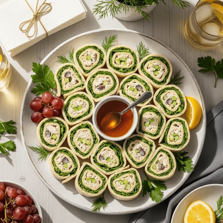Easy Chicken Salad Pinwheels (Perfect Party Appetizer!)