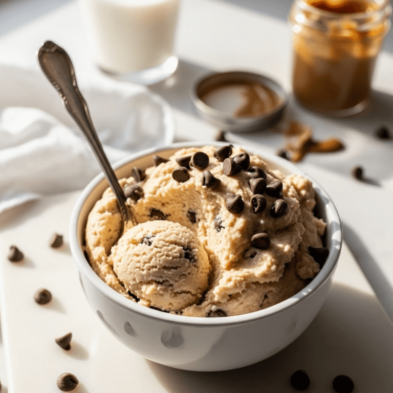 Healthy Cottage Cheese Cookie Dough (High-Protein & Edible!)