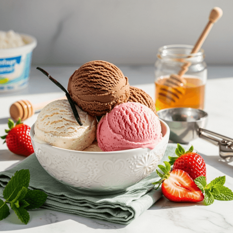 Creamy Cottage Cheese Ice Cream (High-Protein Frozen Treat!)