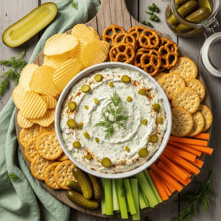 The Ultimate Creamy Dill Pickle Dip Recipe – Tangy, Addictive & Party-Perfect!