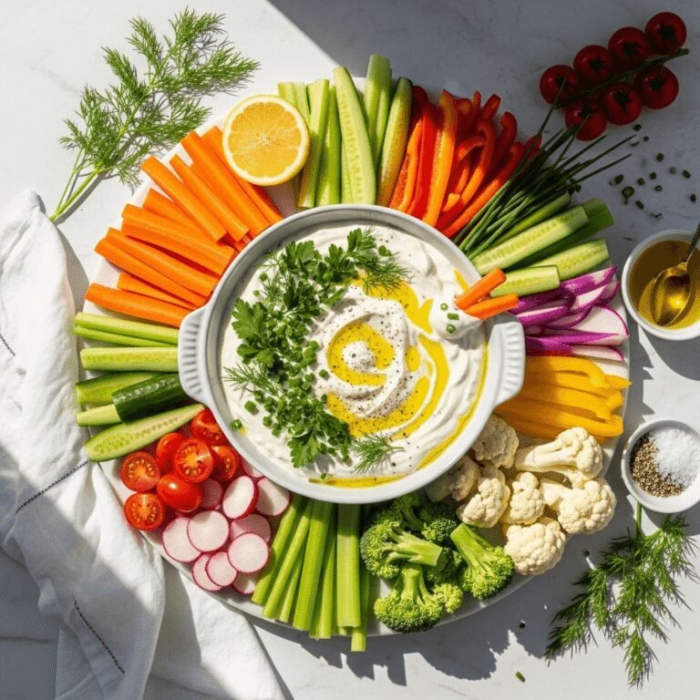 Healthy Greek Yogurt Veggie Dip: Easy Protein-Packed Recipe