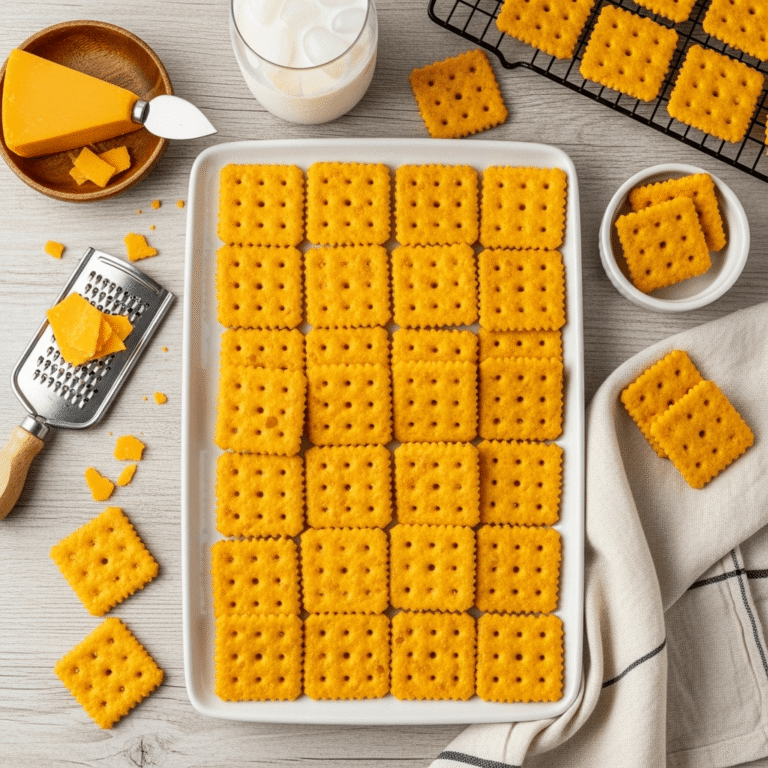 Homemade Cheez-Its – Crispy, Cheesy & Way Better Than Store-Bought!