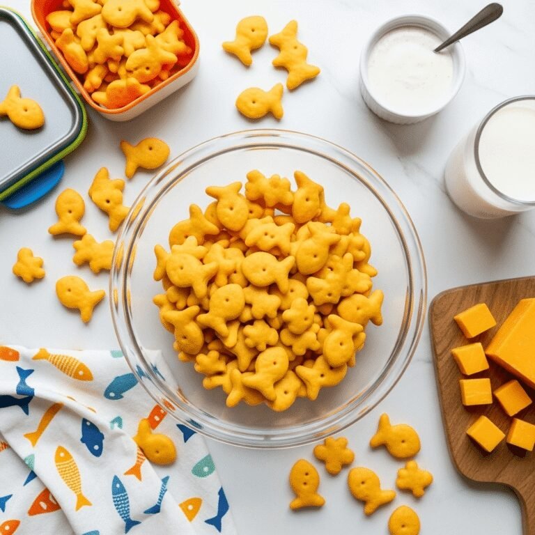 Homemade Goldfish Crackers: Easy, Cheesy, Kid-Approved Snack Recipe