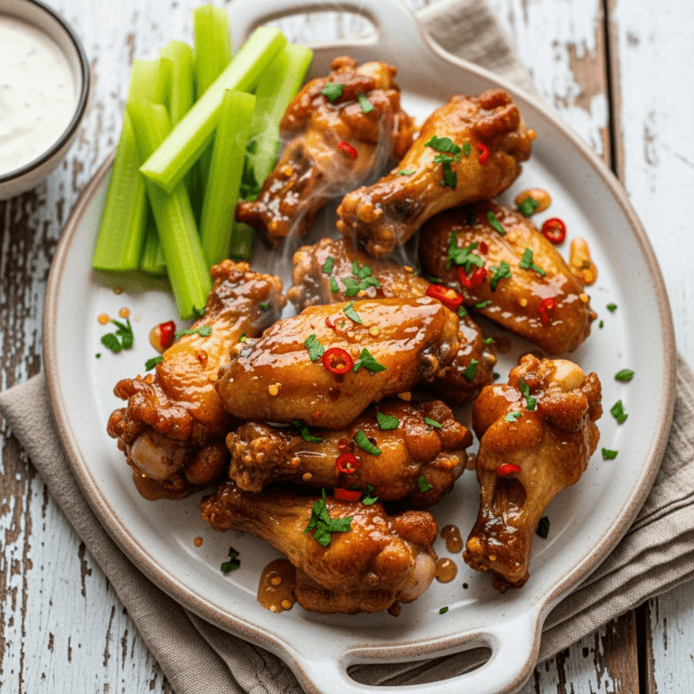 Hot Honey Wings Recipe – Crispy, Sweet, Spicy & Ridiculously Addictive