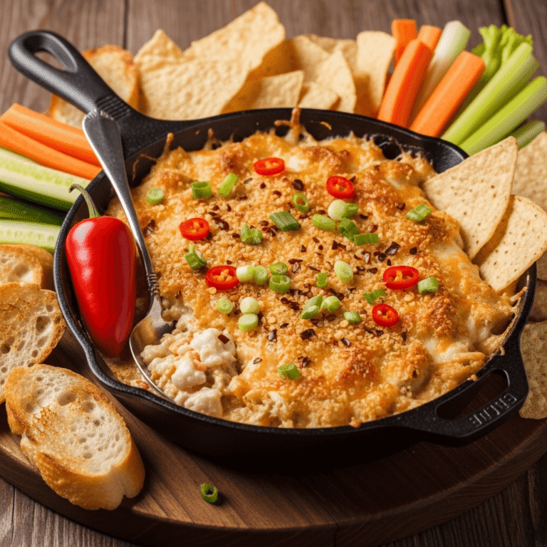 Hot Spicy Crab Dip Recipe – Creamy Baked Seafood Appetizer