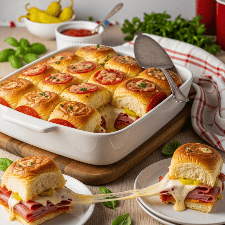 Italian Sliders Recipe: Easy Party Sandwiches Everyone Will Devour