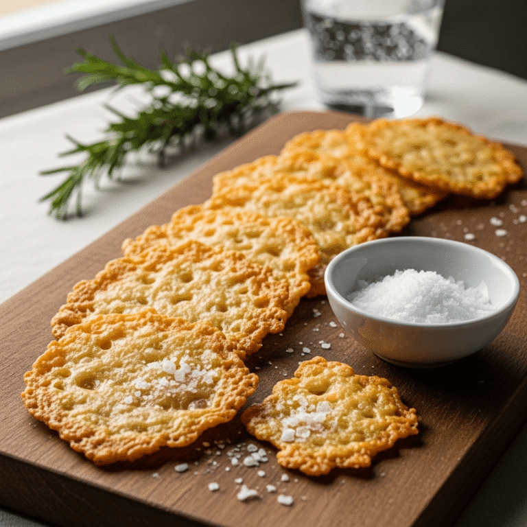 Crispy Keto Cheese Crackers – Only 4 Ingredients for the Perfect Low-Carb Snack!