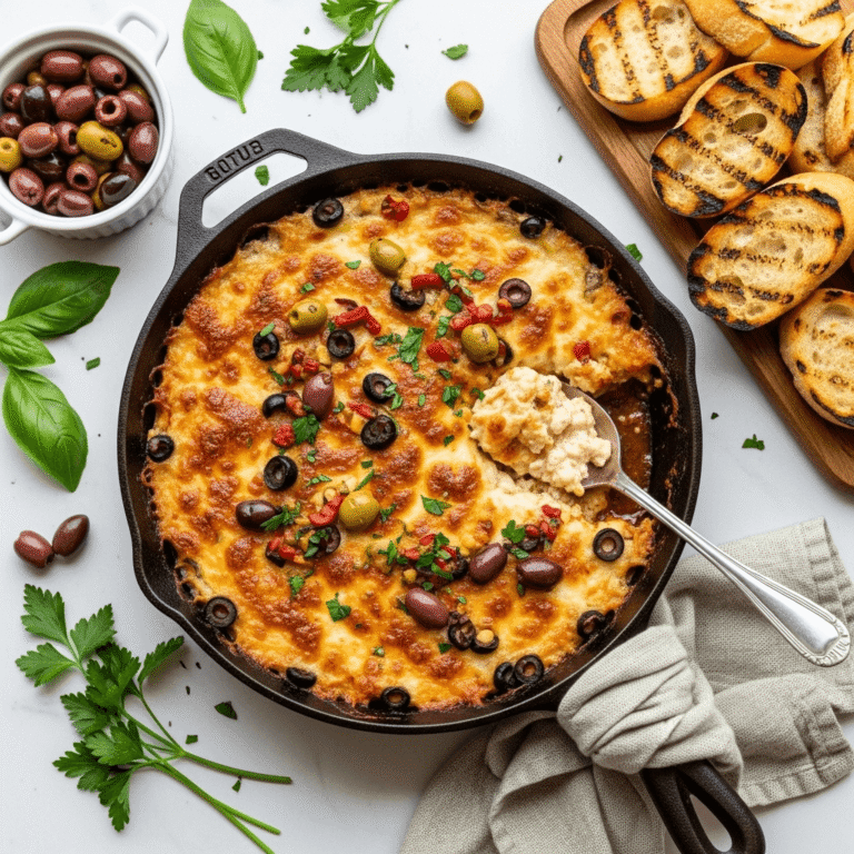 The Ultimate Muffuletta Dip: New Orleans’ Iconic Sandwich Transformed into an Irresistible Party Appetizer