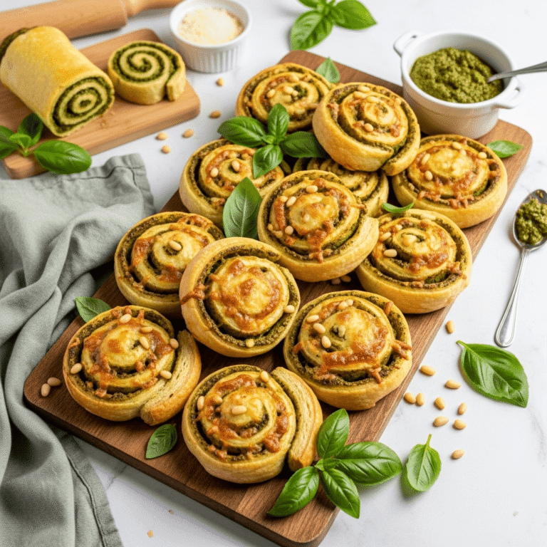 Easy Pesto Pinwheels: The Show-Stopping Appetizer That Takes Just 20 Minutes