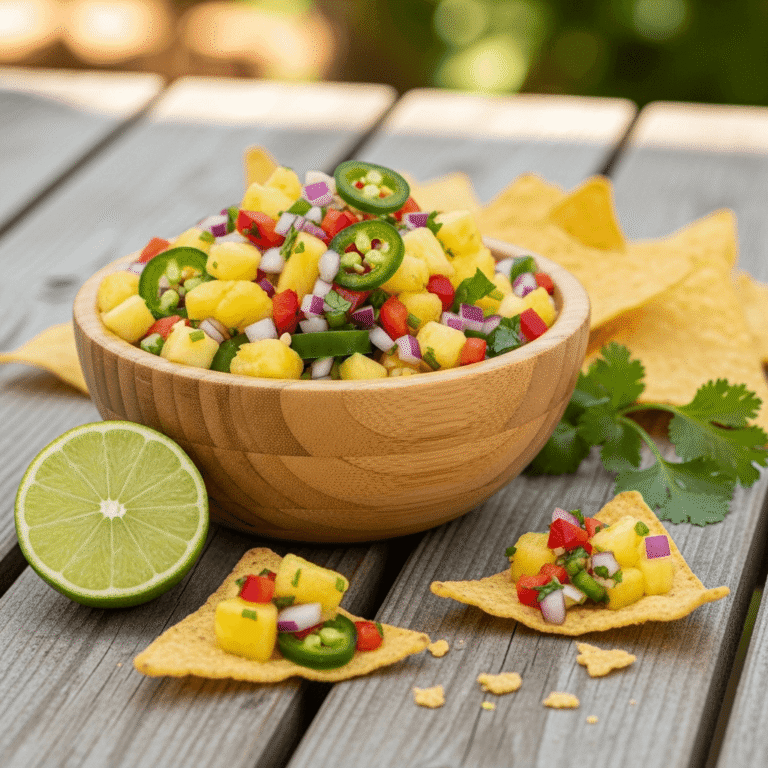 Fresh Pineapple Salsa Recipe – Sweet, Spicy & Perfect for Summer!