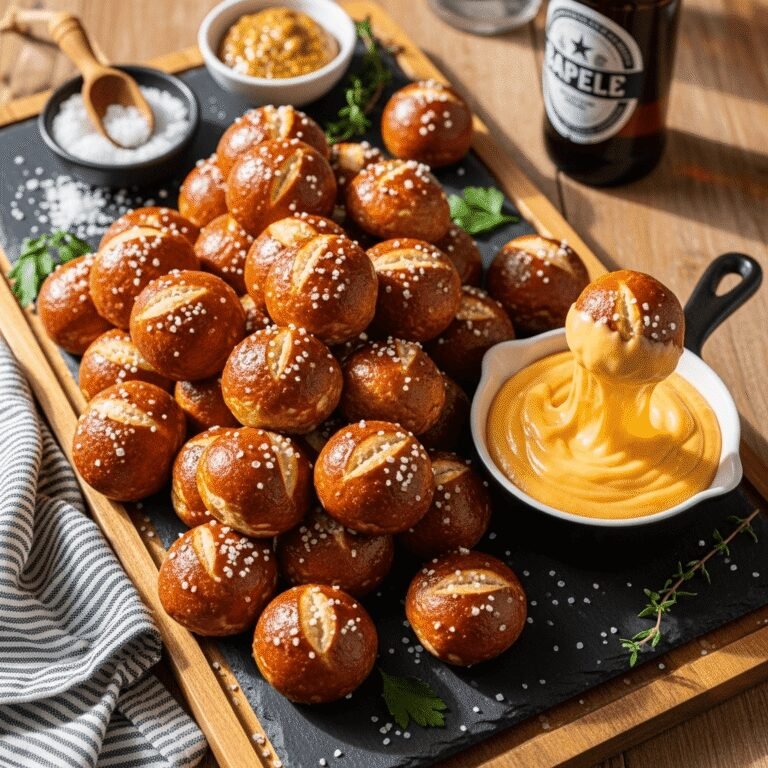Pretzel Bites with Beer Cheese: Easy Homemade Appetizer Recipe