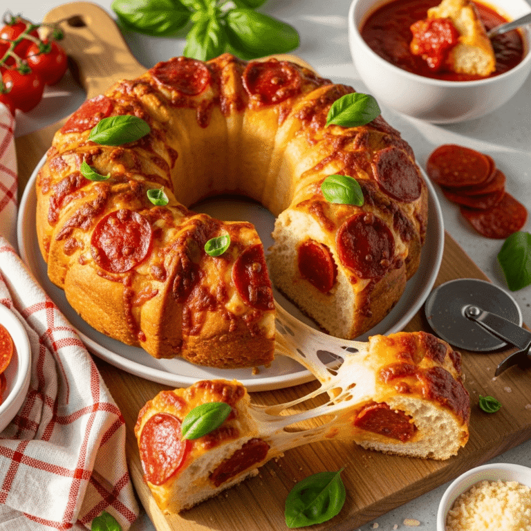 Easy Pull Apart Pizza Bread Recipe: Cheesy Party Appetizer