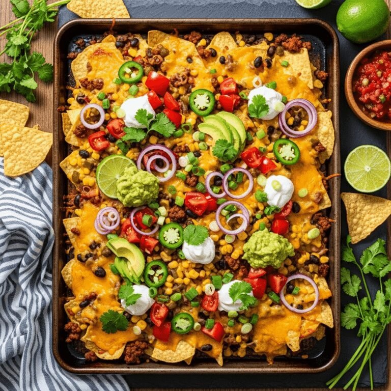 Sheet Pan Nachos: The Ultimate Easy Crowd-Pleasing Dinner