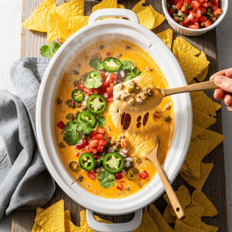 Slow Cooker Queso Dip – Creamy, Cheesy Perfection in Just 2 Hours