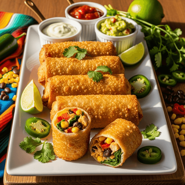 Crispy Southwest Egg Rolls Recipe: Easy Southwestern Egg Rolls
