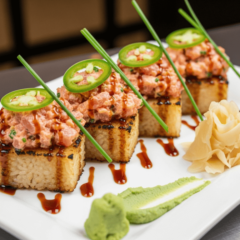 Spicy Tuna Crispy Rice (Restaurant-Style Sushi Appetizer!)