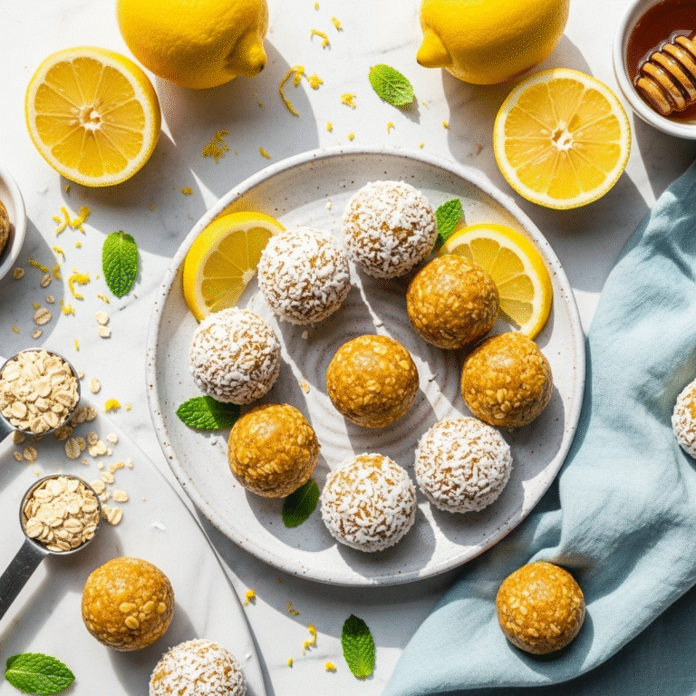 Lemon Protein Balls