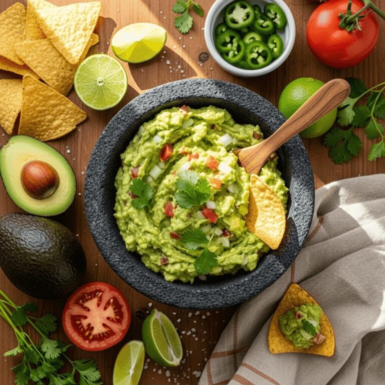 Perfect Homemade Guacamole: Easy Authentic Mexican Recipe