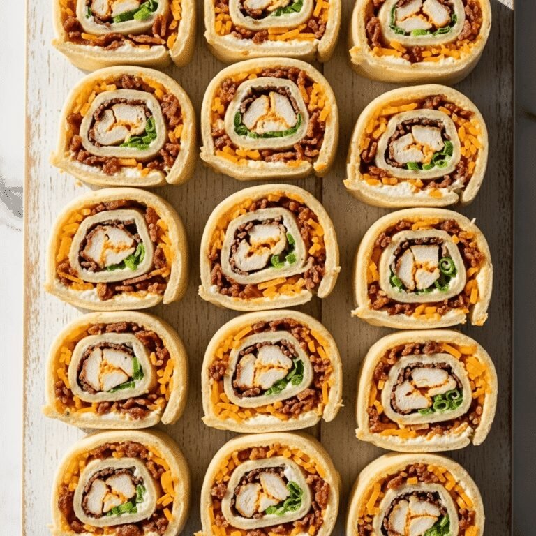 Easy Chicken Bacon Ranch Pinwheels: The Perfect Party Appetizer