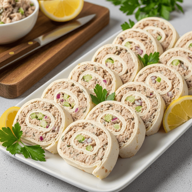 Easy Tuna Salad Pinwheels: The Perfect Make-Ahead Appetizer Everyone Will Love