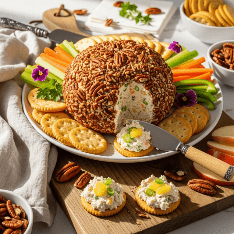 Easy Pineapple Cheese Ball Recipe: Retro Cream Cheese Appetizer