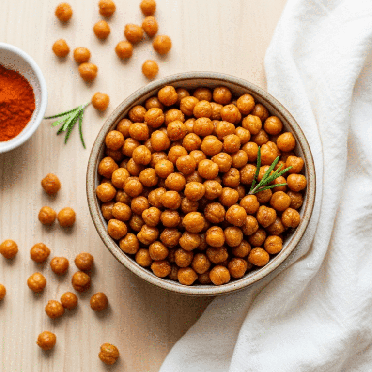 Crispy Roasted Chickpeas Recipe: The Perfect Crunchy Snack for Any Occasion